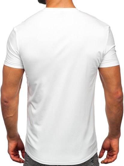 Bolf Herren T-Shirt Weiß  MT3001