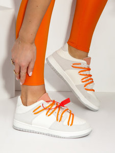 Bolf Damen Halbschuhe Sportschuhe Sneakers Orange  SN1002