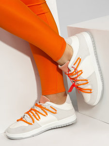 Bolf Damen Halbschuhe Sportschuhe Sneakers Orange  SN1002
