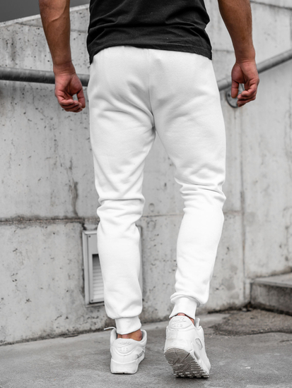 Herren Hose Jogger Pants Weiß Bolf CK01