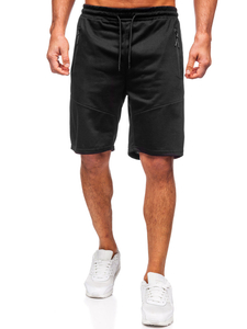 Herren Kurze Sporthose Schwarz Bolf 8K1500